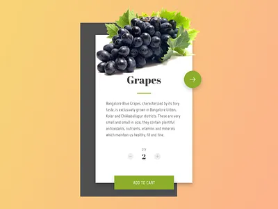 Check out Inspiration checkout grapes green grey mobile orange product ui