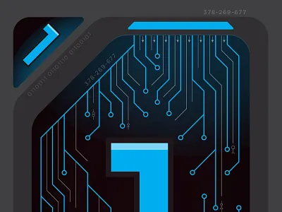 Circuit Illustration circuit computer vector