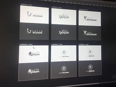 Dance Festival Logo Concept dance illustration dance logo dancing ideas logo logo design logo inspiration process testing ideas