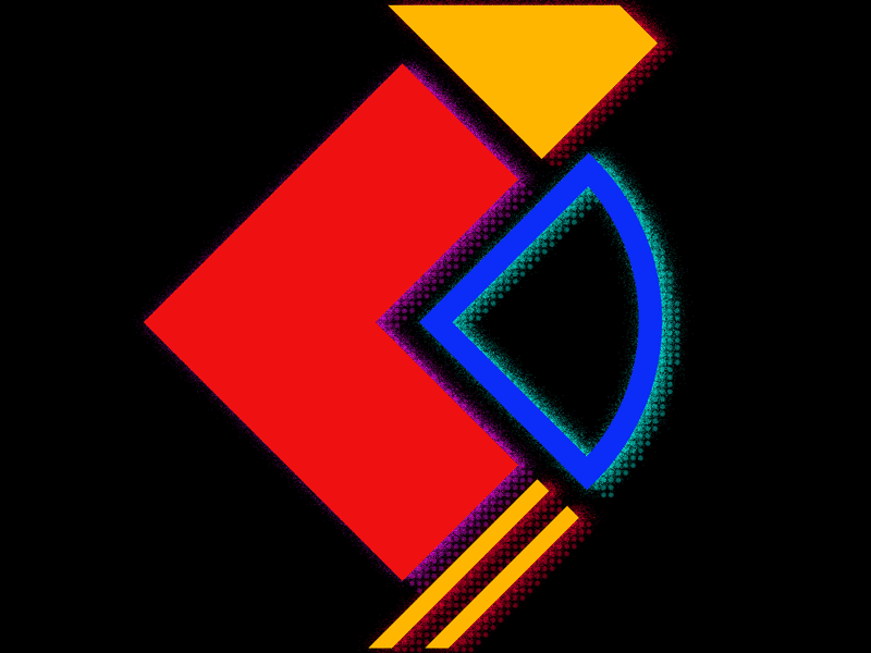 Plane Doodles 2d 3d after effects design illustration illustrator loop motion neon primitives shapes
