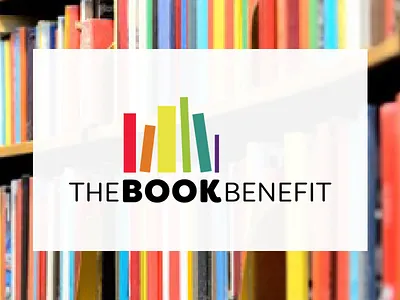 The Book Benefit logo books chicago logo louisville non profit