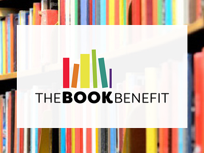 The Book Benefit logo books chicago logo louisville non profit