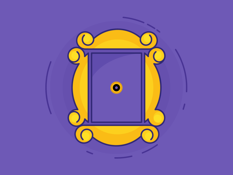 F•R•I•E•N•D•S Challenge GIF #1 2d ae animation challenge friends gif loop tv tv show