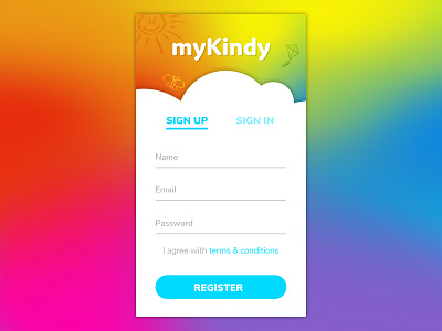 DailyUI001 - Signup form dailyui dailyui001 signup