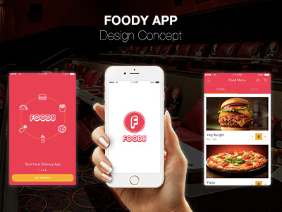 Foody (Food Delivery App) dashboard design design systems food application design food delivery food delivery app food delivery app design information architecture restaurant app restaurant food app typography user experience (ux) user interface designer