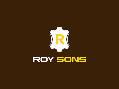 ROY SONS Logo business leather logo mark sports