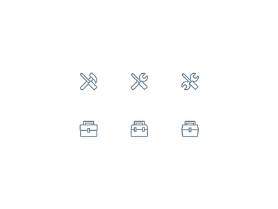 Some Toolbox Icon hammer icon icons screwdriver toolbox wrench