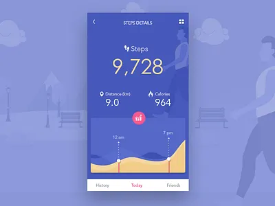 Health Mobile App health mobile running ui