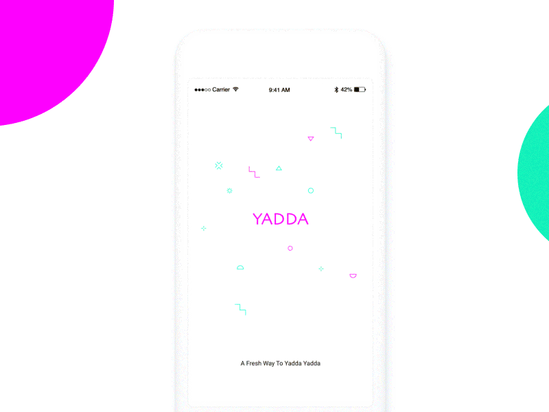 Yadda - Messaging App after animate animation app chat effects messaging motion ui ux