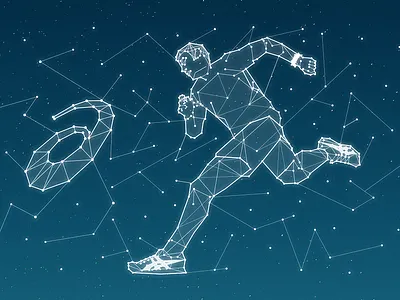 Nightly Race constelation night run running shoes sneakers stars