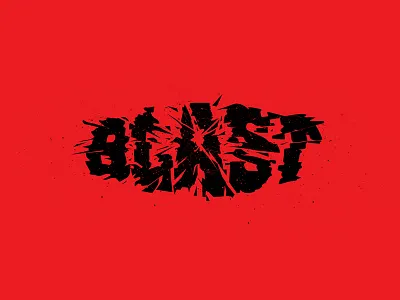 Boom blast brand design graphic lettering logo logotype mark sign skateboard type typography