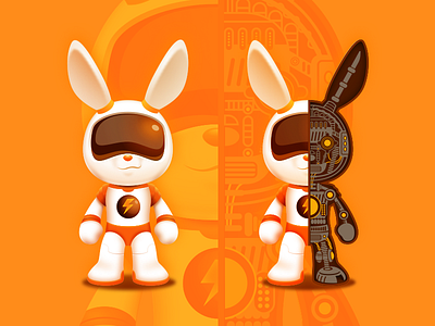 Flash Rabbit illustrison