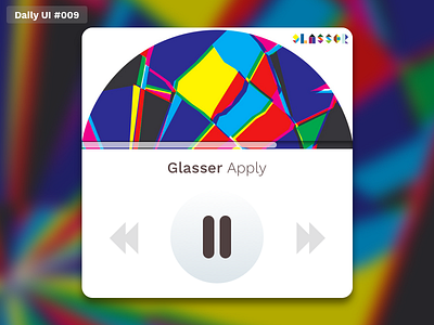 Daily UI #009: Music player 009 daily ui modal music player progress