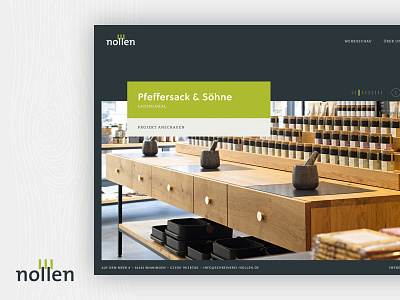 Schreinerei Nollen – Corporate Website business page corporate website design digital landing webdesign website