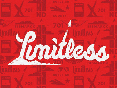 Limitless clouds hand lettering lettering limitless paper airplane pattern ted x typography