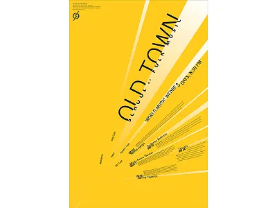 Old Town School of Folk Music Poster design festival gradient graphic design illustration music poster poster design typography yellow
