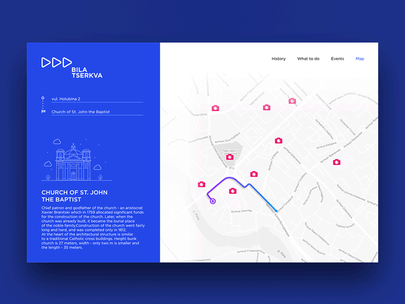 Wayfinding map animation bila tserkva branding gif icon identity map search sketch ukraine way wayfinding