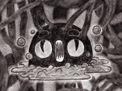 🌫🌫🌫 Toxique 🌫🌫🌫 acid character illustration melt melting melty monster monstre toxic toxique
