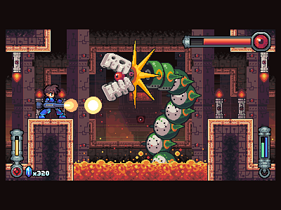 Boss Time dev game game dev gaming illustration pixel art