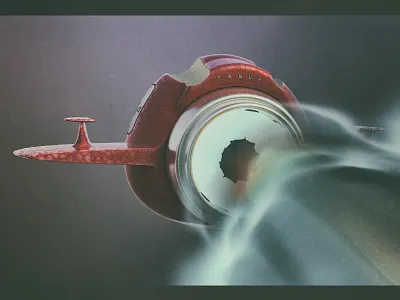 lil ship - rear 3d arnold fluids maya tesla