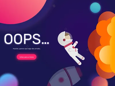 Error page 505 error illustration page planets sketch space spaceman vector web