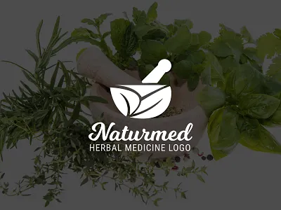 Naturmed : Herbal Medicine Logo Template alternative ayurveda healthcare herbal leaf logo template medical medicine natural organic pharmacy therapy