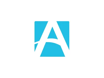 Personal Trainer Logo blue branding fitness identity logo minimal negative space simple