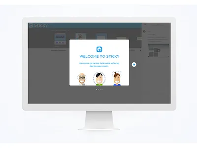 Sticky On-boarding #1 design kimi lee on boarding sticky ui ux whitespace