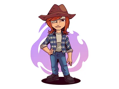 Carl The Walking Dead carl cartoon character design illustration illustrator mascot movie series thewalking dead vector zombie