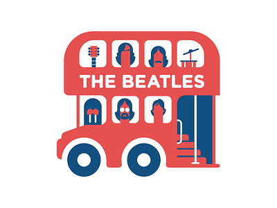 I've Got Blisters on Me Fingers beatles bus drums guitar london the beatles the uk uk walrus