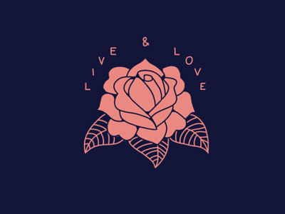 Flash Rose design flash handmade lettering tattoo