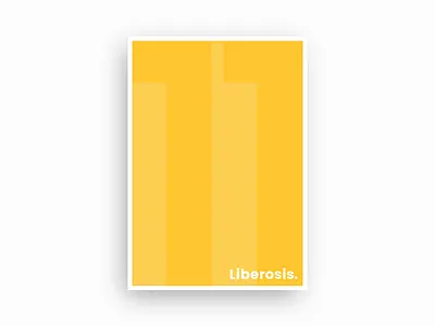 Liberosis -- 11 colour design layout minimal poster whatever