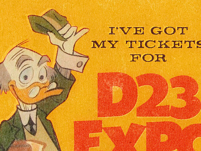 D23 Expo Self Promotion d23 d23 expo disney lugwig von drake vintage disney world of color