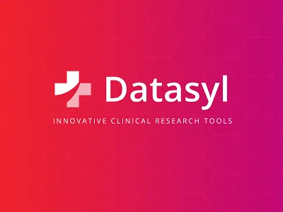 Datasyl healthcare innovative logo pink red