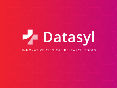 Datasyl healthcare innovative logo pink red