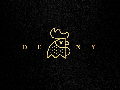 Deny branding icon illustration music tease