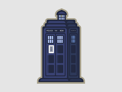 Tardis bbc british doctor who illustration london phone booth policebox tardis time machine uk united kingdom