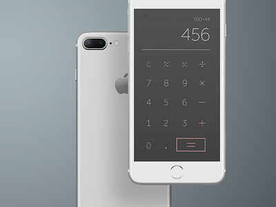 DailyUI #004 - Calculator 004 calculator dailyui design challenge ui