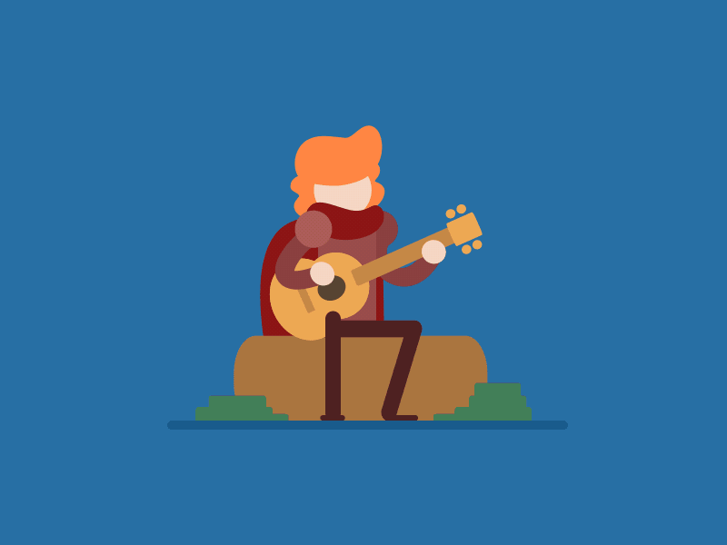 GOT: That's a Pretty Song animation branding character clean design flat game of thrones gif icon illustration minimal vector