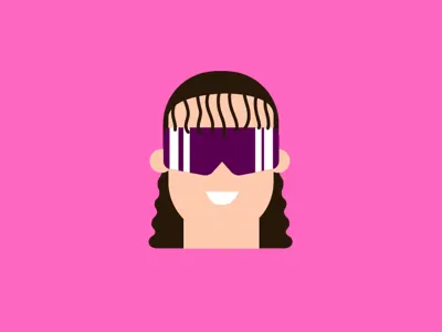 Bret 'Hitman' Hart 90s bret hart characters hitman illustration wwf