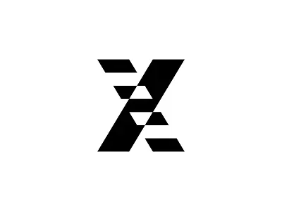 X + Glitch glitch minimal x x letter
