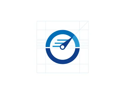 Bilingual Communications final logo b c design document grid logo mark speed speedometer stopwatch text translate