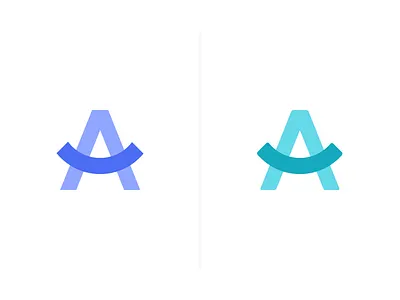 A Smile friendly happy logo mark smile