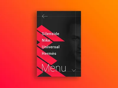 Mobile portfolio menu 🔥 about app graphic design interface menu mobile responsive ui ux