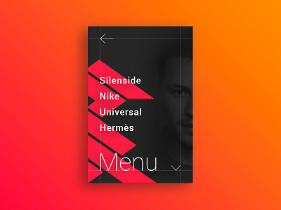 Mobile portfolio menu 🔥 about app graphic design interface menu mobile responsive ui ux
