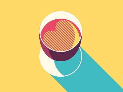 Love Europe Event Illustration flat graphic design illustration marketing wine