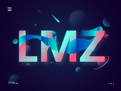 LMZ color illustrator light lmz planet space star