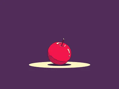 Apple WIP apple c4d cinema 4d sketch and toon wip