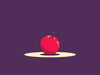 Apple WIP apple c4d cinema 4d sketch and toon wip