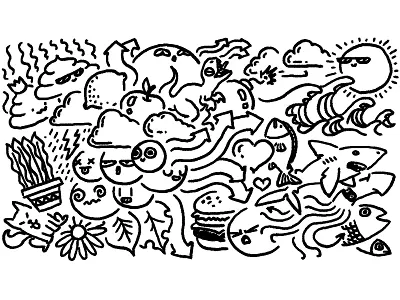 Doodlin 2d doodle kyles brushes photoshop